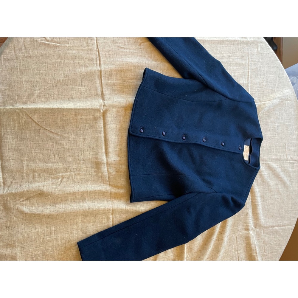 Pendleton Wool Jacket Navy Blue Button Front Blaz… - image 2